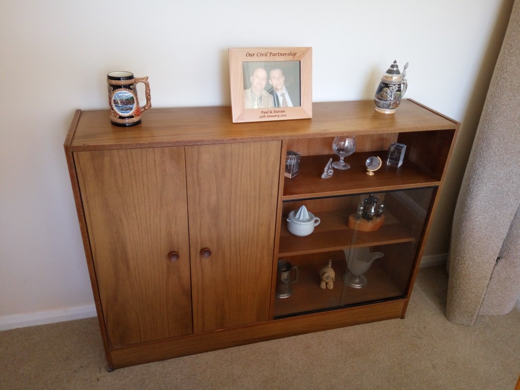 The re-homed sideboard