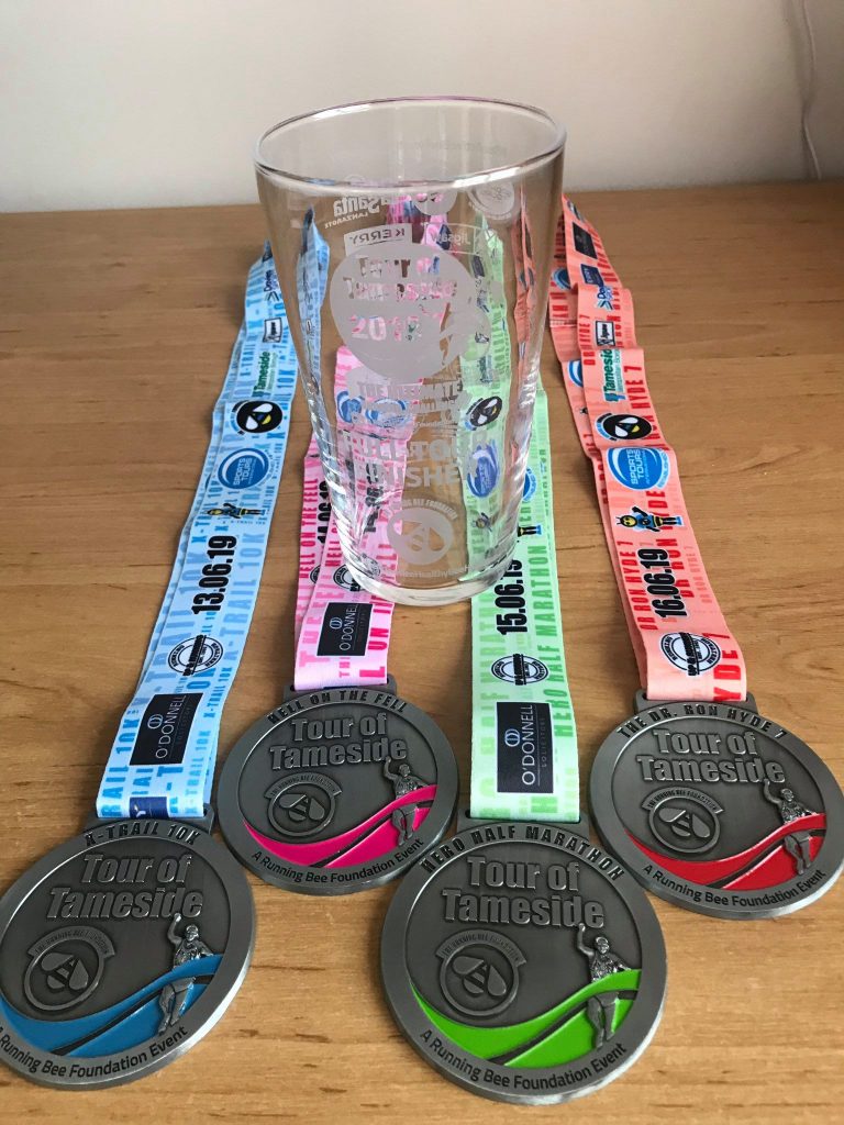 Tour of Tameside medals